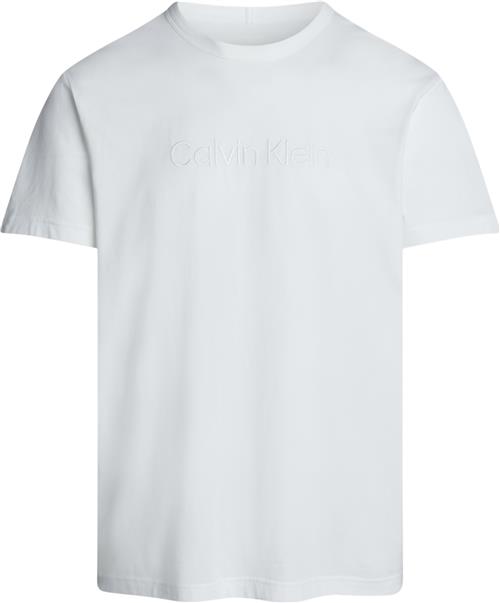 Calvin Klein S/S Crew Neck Mand White Kortærmede T-shirts Str M - hos Magasin