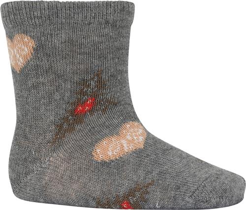 Se mpKids Christmas Socks Str 25/28 - Grå Strømper hos Magasin ved Magasin