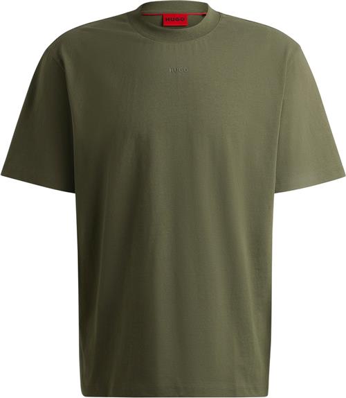 Se HUGO Dapolino Mand Dark Beige Kortærmede T-shirts Str L - hos Magasin ved Magasin