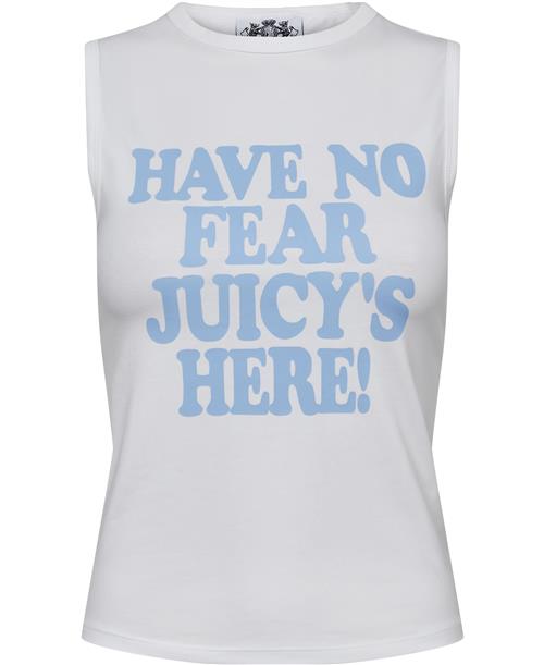 Se Juicy Couture Have NO Fear Tank Kvinde White Toppe Str L - hos Magasin ved Magasin