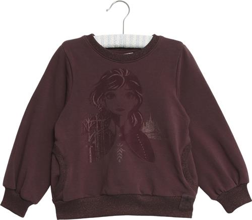 Wheat Sweatshirt Frozen Anna Str 2 år / 92 cm - Lilla Sweatshirts Bomuld hos Magasin