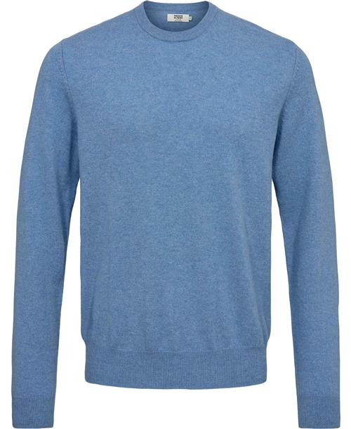 Se Magasin du Nord Collection Magasin Mads 2 100% Cashmere Mand Blue Shade Sweaters Str XL Cashmere ved Magasin