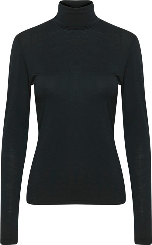 Se Gestuz Sividagz Wool Rollneck Noos Kvinde Black Rullekraver Str M - hos Magasin ved Magasin