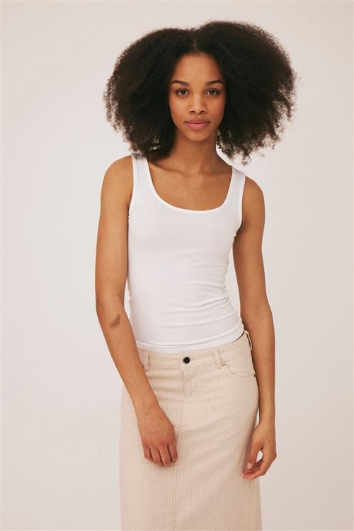 Magasin du Nord Collection Magasin Dicte 3S Kvinde Bright White Tanktoppe Str XL