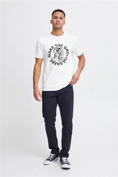 Se Blend Tee Mand White Elephant Kortærmede T-shirts Regular Fit Str S - hos Magasin ved Magasin