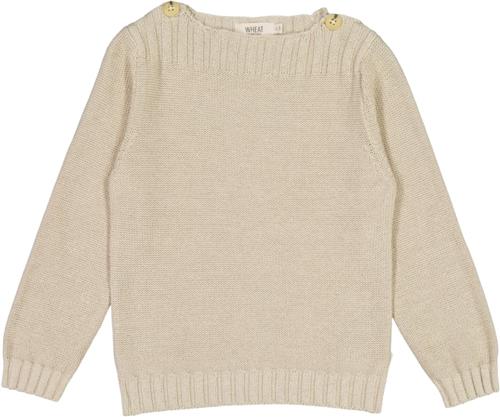 Wheat Strik Pullover Mingo Str 110 / 5 år - Fossil Strik Bomuld hos Magasin