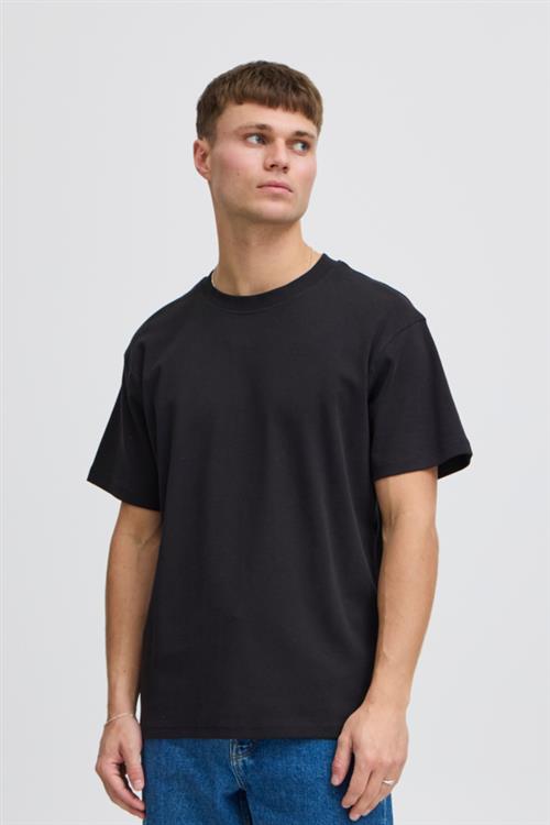 !Solid Sddanton SS Tee Mand True Black Kortærmede T-shirts Str XL - hos Magasin