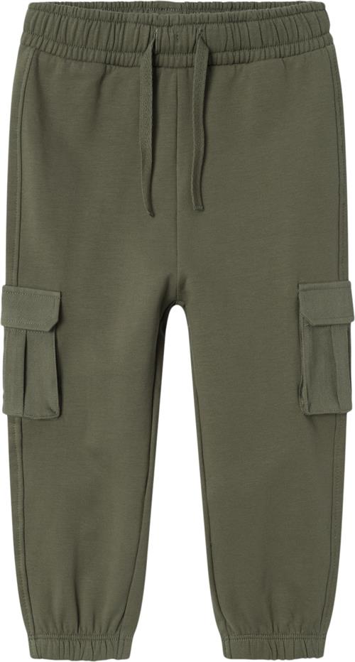 Name It Nmmneil Nreg Sweat Pant BRU Str 110 - Tea Leaf Bukser Bomuld hos Magasin