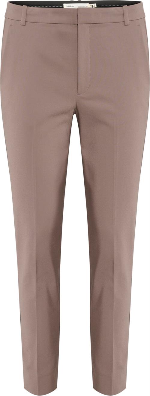 Se InWear Zella Pant Kvinde Sandy Grey Bukser Med Smalle Ben Regular Fit Str 40 - hos Magasin ved Magasin