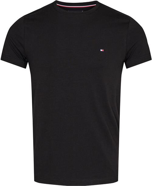 Tommy Hilfiger Core Stretch Slim Cneck TEE Mand Bds Kortærmede T-shirts Str XL - Bomuld hos Magasin