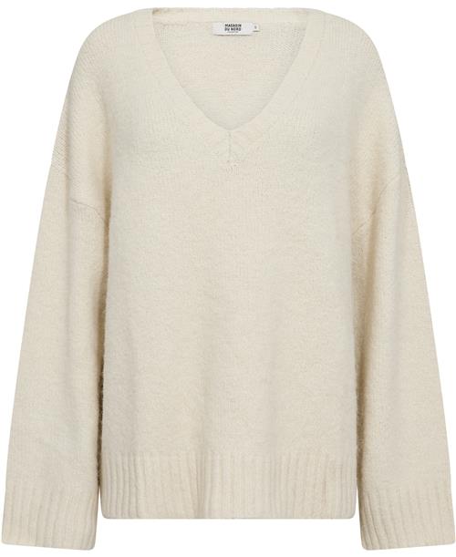 Magasin du Nord Collection Magasin Evelyn 4 GRS Kvinde Winter White Sweaters Str L