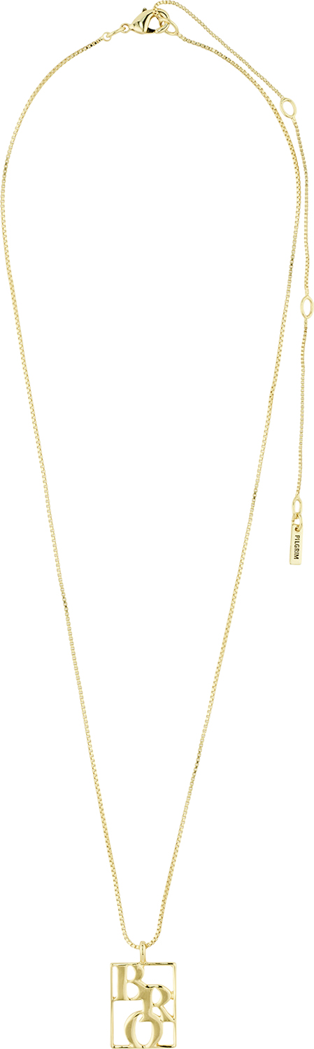 Pilgrim Love TAG, Recycled BRO Necklace Goldplated one size - Halskæder Med Vedhæng hos Magasin