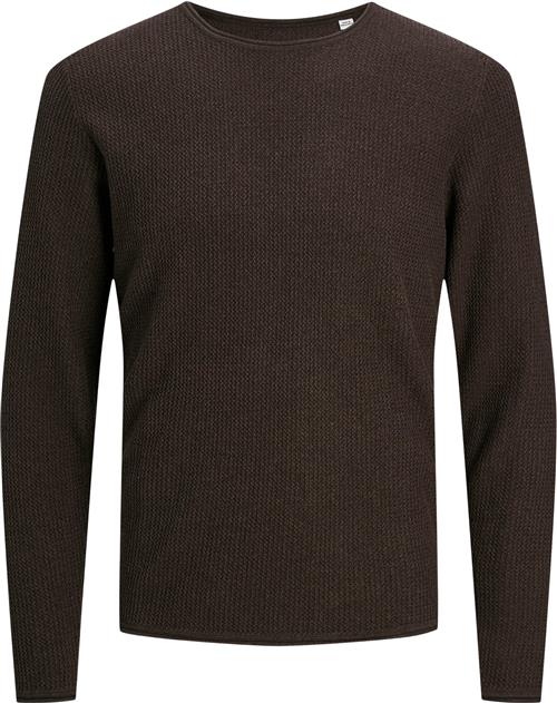 Jack & Jones Jjecooper Knit Crew Neck Noos Mand Mulch Sweaters Str L - hos Magasin