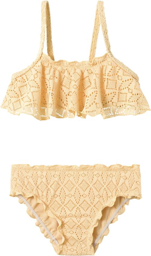 Lil' Atelier Nmffannie Swim SET LIL Str 110 - Sahara Sun Bikinier hos Magasin