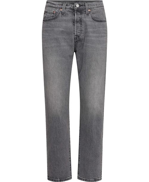 Levi's 501 Crop HIT THE Road BB Kvinde Sort Straight Jeans Str W32 / L30 - hos Magasin