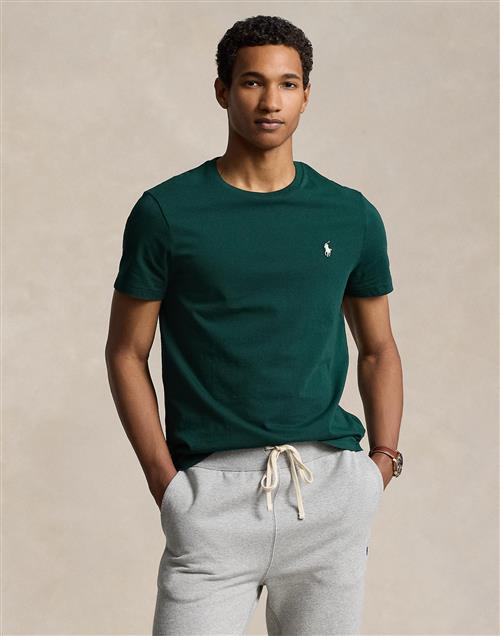 Polo Ralph Lauren 26/1 Jerseyssl-tsh Mand Moss Agate/c8228 Kortærmede T-shirts Slim Fit Str M - Bomuld hos Magasin