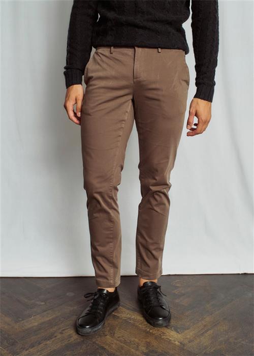 Bruun & Stengade BS Malik Regular Fit Chinos Mand Army Chinos Str W32 / L34 - hos Magasin