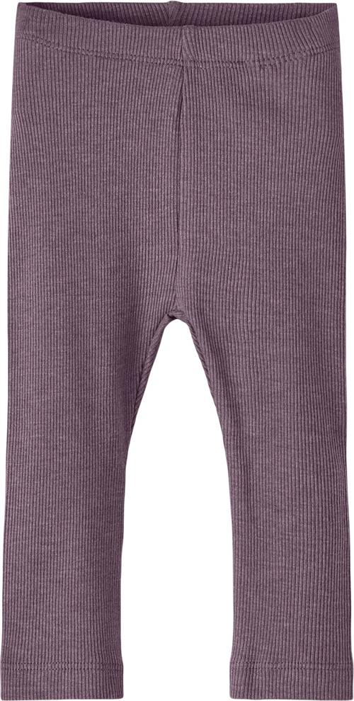 Name It Nbnkab Legging Noos Str 98 - Arctic Dusk/melange Leggings hos Magasin