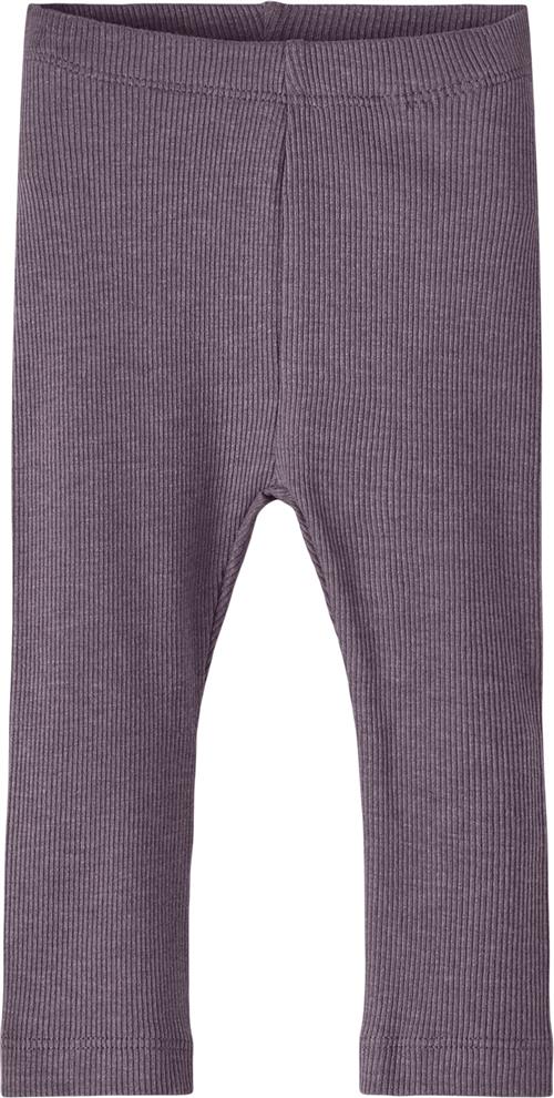 Name It Nbnkab Legging Noos Str 68 - Arctic Dusk/melange Leggings hos Magasin