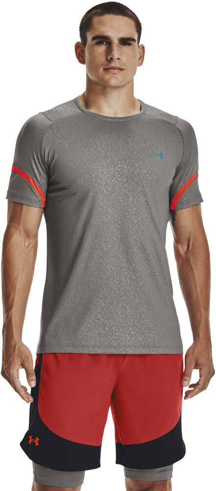 Under Armour Rush Heatgear 2.0 Emboss Traenings T Shirt XXL - T-shirts Polyester hos Magasin