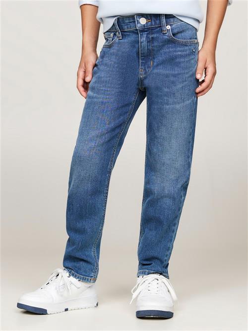 Tommy Hilfiger Skater MID Wash Str 12 - Streakyblue Jeans hos Magasin