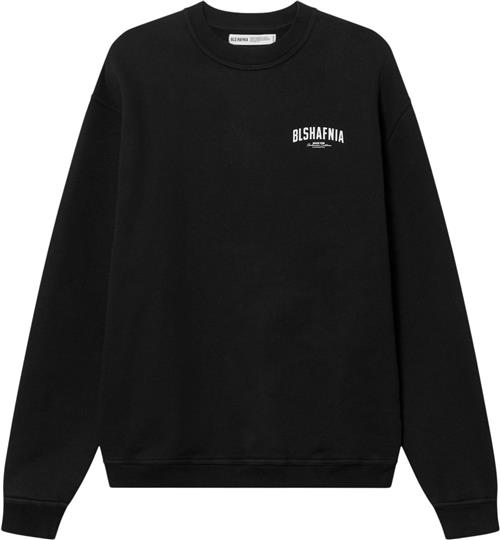 BLS Hafnia Backpass Crewneck Mand Black Sweatshirts Regular Fit Str L - Bomuld hos Magasin