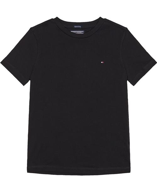 Se Tommy Hilfiger Tshirt Str 8 år / 128 cm - Sand Kortærmede T-shirts Bomuld hos Magasin ved Magasin