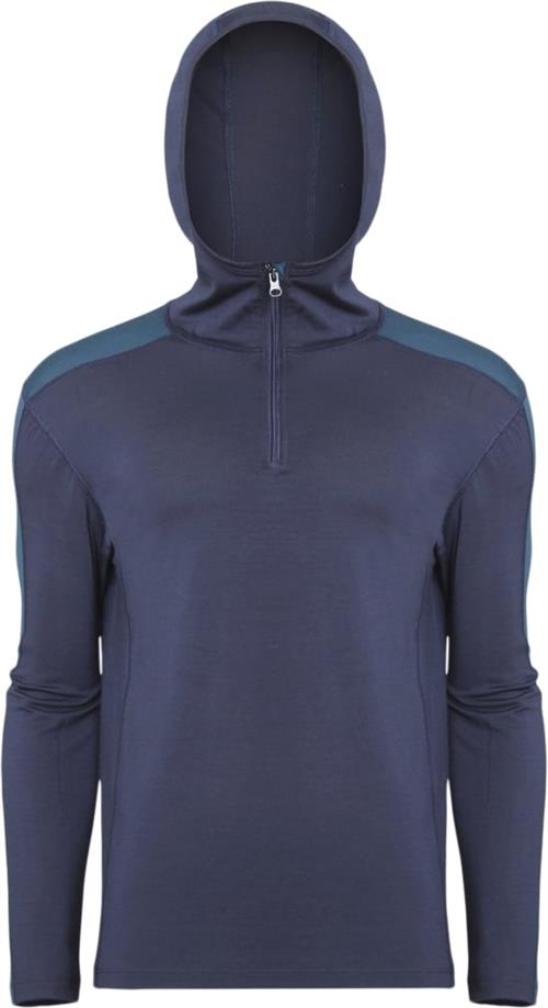 Asivik Asivik Explorer Merino Hoodie, Herre Mand Blå Hoodies Str L Merino - hos Magasin