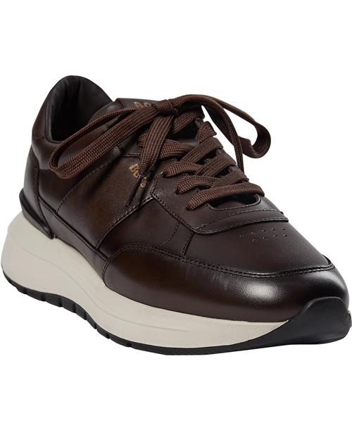 BOSS Jace_Runn_bu Mand Dark Brown Sneakers Str 46 - hos Magasin