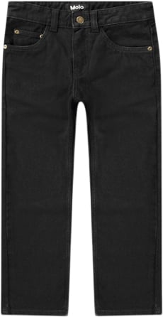 Molo Andy Str 8 år / 128 cm - Sort Jeans Bomuld hos Magasin