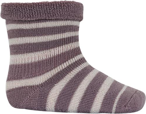 Se mpKids Elis Baby Socks Str 15/16 - Dark Purple Dove Strømper Uld hos Magasin ved Magasin