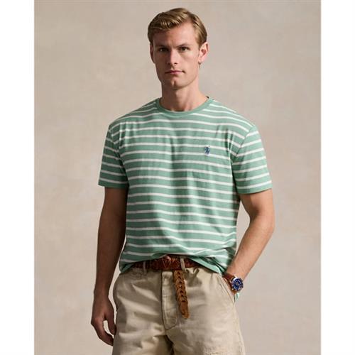 Se Polo Ralph Lauren 26/1 YD Jerseyssl-tsh Mand Faded Mint/nevis Kortærmede T-shirts Str XL - hos Magasin ved Magasin