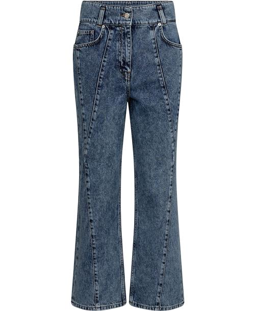 Se IRO Hanifi Kvinde Mid Blue Wide Jeans Str 31 - hos Magasin ved Magasin