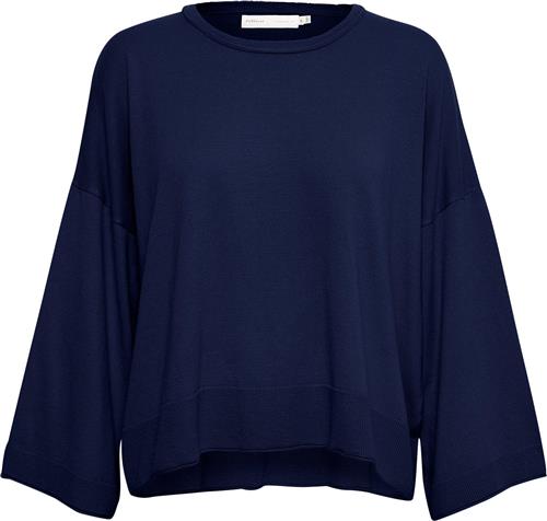 Se InWear Ilzeiw Pullover Kvinde Blå Sweaters Casual Fit Str S - hos Magasin ved Magasin