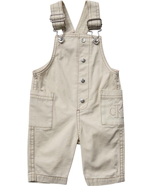 Se CK Kids Newborn Dungaree With Monogram Logo Str 56 - Pgb Buksedragter Bomuld hos Magasin ved Magasin