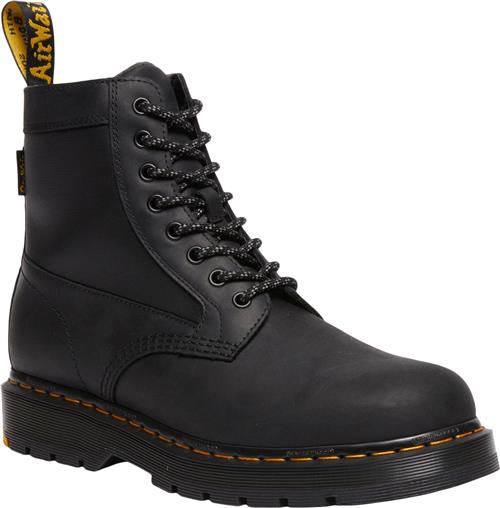 Dr. Martens 1460 Black Connection Wp En+Coated Nylon Mand Black Snørestøvler Str 41 Nylon - hos Magasin