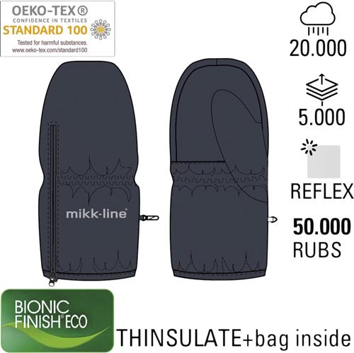 Se Mikk-Line Nylon Mittens 98/104Y - Vanter & Luffer hos Magasin ved Magasin