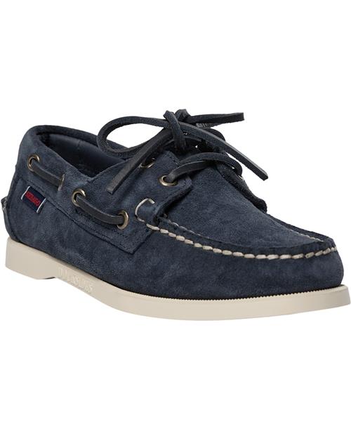 Sebago Portland Flesh Out W Kvinde Navy Snøresko Str 9,5 (40,5) - hos Magasin