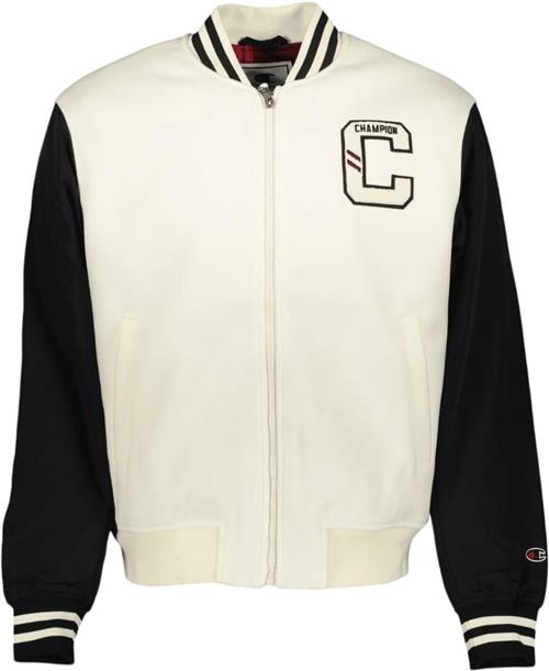 Champion Bomber Jacket Mand Beige Overgangsjakker Str XS - hos Magasin