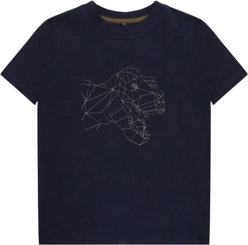 The New Tnlamaro S_S Tee Str 134-140 cm/9-10 år - Navy Blazer Kortærmede T-shirts Bomuld hos Magasin