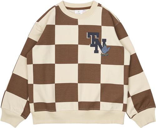 The New Tnlucas OS Sweatshirt Str 98-104 cm/3-4 år - Toffee Sweatshirts Bomuld hos Magasin