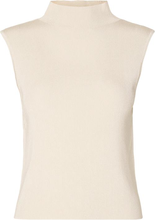 Selected Femme Slfcaro SL Knit TOP Kvinde Birch Toppe Str L - hos Magasin