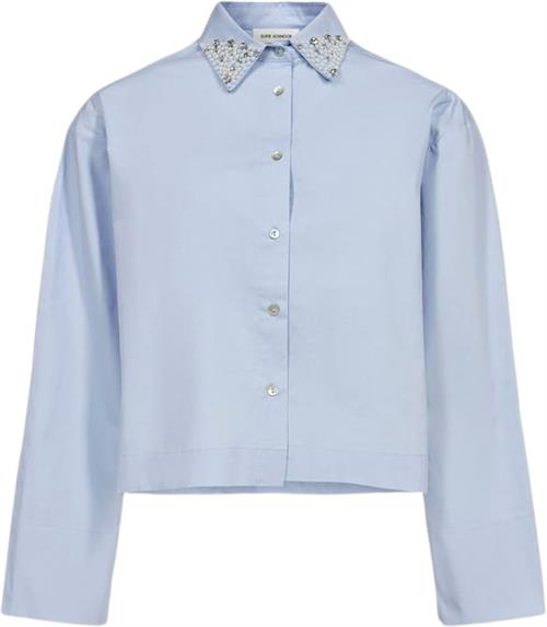 Sofie Schnoor Shirt Kvinde Ice Blue Langærmede Skjorter Str 40 - hos Magasin