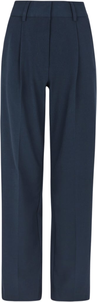 Soft Rebels Srvilja Midwaist Loose Pant Kvinde Total Eclipse Bukser Med Lige Ben Str L - hos Magasin