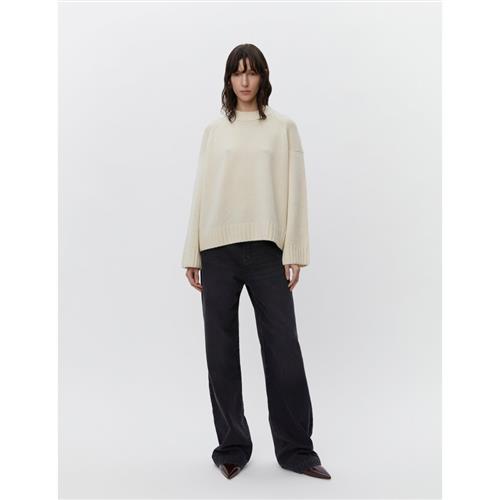 DAY Birger et Mikkelsen Glen Soft Lamb Kvinde Creme Melange Sweaters Str XL - hos Magasin