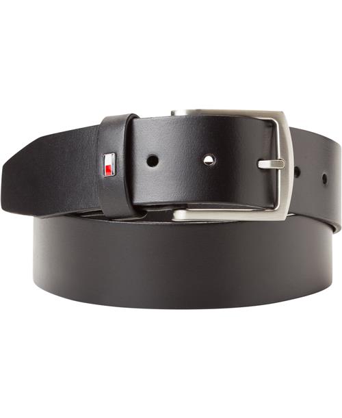 Se Tommy Hilfiger New Denton Belt Basic 105cm - Bælter Læder hos Magasin ved Magasin