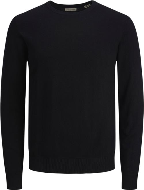 Jack & Jones Jjeemil Knit Crew Neck Noos Mand Sort Sweaters Str XS - hos Magasin