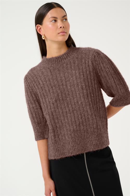 Se Karen by Simonsen Kbroma Pullover Kvinde Plum Truffle Sweaters Str S - hos Magasin ved Magasin