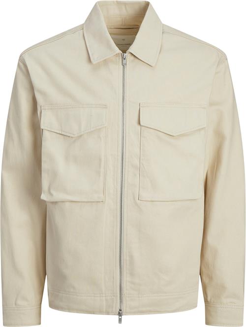 Jack & Jones Jprccdiego JKT Str S - Almond Milk Overgangsjakker Denim hos Magasin