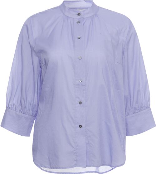 Heartmade ¤ Gionna Shirt HM ¤ Kvinde Blue Lavender Kortærmede Skjorter Str 40 - hos Magasin